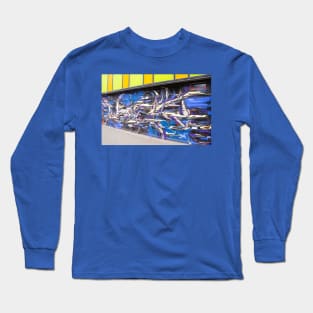 Graffiti art on building, Fitzroy, Melbourne, Australia. Long Sleeve T-Shirt